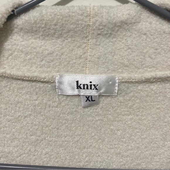 Knix Cream Teddy Thick Comfortable Lounge Soft Open Front Cardigan Size XL - Picture 5 of 7